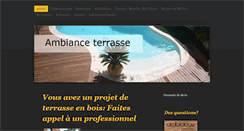 Desktop Screenshot of ambianceterrasse.com